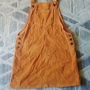 Wallflower Orange Overall Skirt